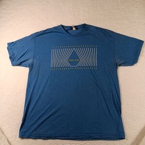 Vintage 00s Volcom Shirt Mens XL Blue Skateboard Surf Y2K Graphic